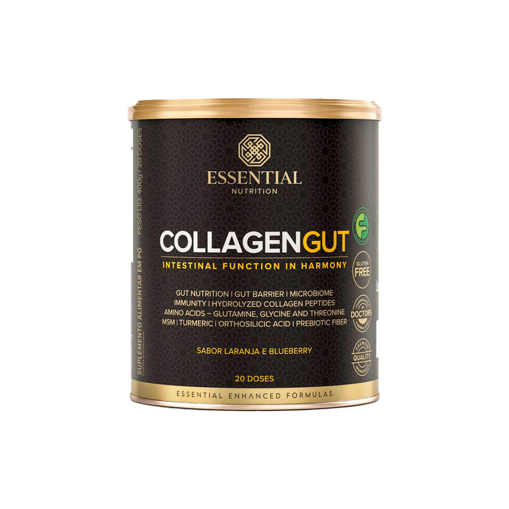 Collagen Gut Laranja e Blueberry 400g - Essential Nutrition em Oferta na Shopee