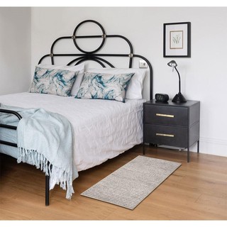 Tapete Para Sala Mariana Prata 0,50x1,00 São Carlos em Oferta na Shopee