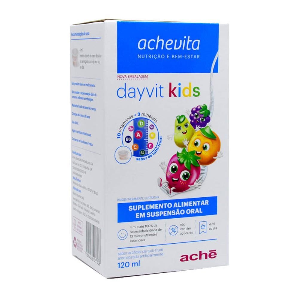 DAYVIT KIDS  SABOR TUTTI-FRUTTI COM 120ML