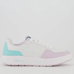 Tênis Olympikus Versa Juvenil Branco e Rosa