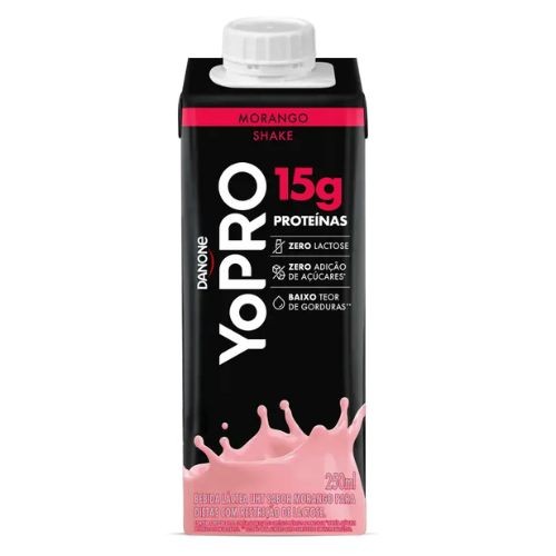 Bebida Láctea Yopro 15g de Proteína 250ml Morango - Food & Beverages