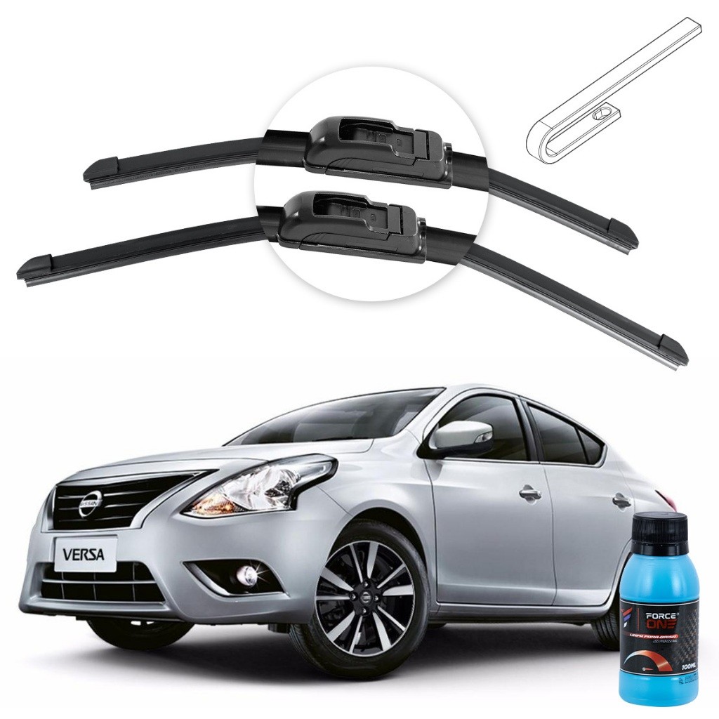 Palheta Limpador de Parabrisa Nissan Versa ano 11 a 20 Universal em Oferta na Shopee