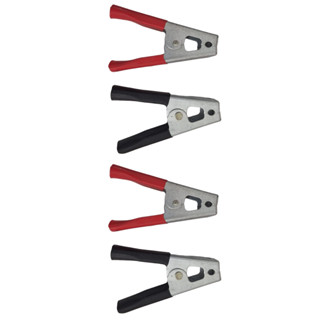 Kit 4 Garras Jacaré 50A para Cabo Bateria Chupeta 12V 24V Profissional Alta Resistência em Oferta na Shopee