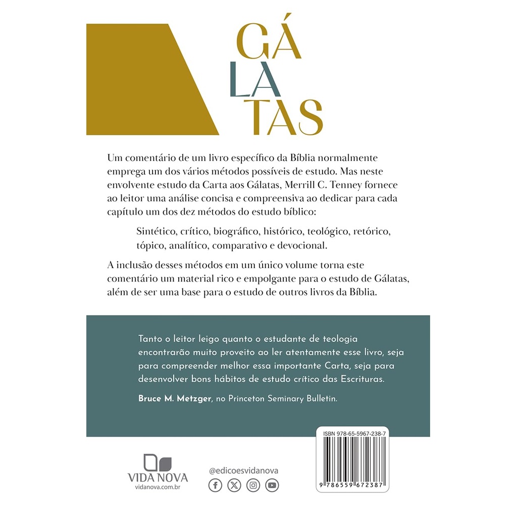 Gálatas | A Carta da Liberdade Cristã | Merrill C. Tenney · foto 2