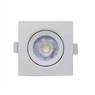 Luminária Led Spot 5W Redondo Quadrado Embutido Branco Frio Quente 3000k 6500k Bivolt
