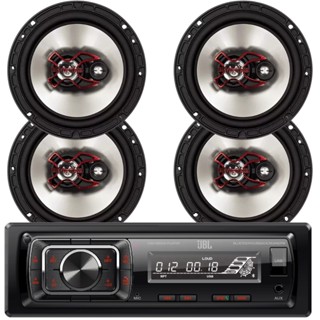 Kit Radio Jbl Celebrity Estereo + 4 Alto Falante Bravox em Oferta na Shopee