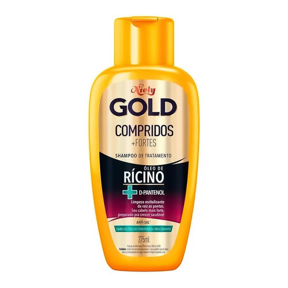 GOLD NIELY SHAMPOO COMPRIDOS + FORTES COM 275ML