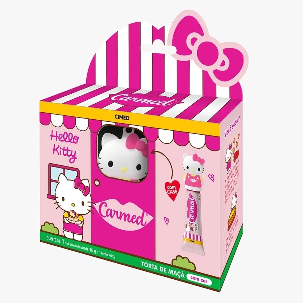 Hidratante Labial Carmed Hello Kitty Torta Maça 10g