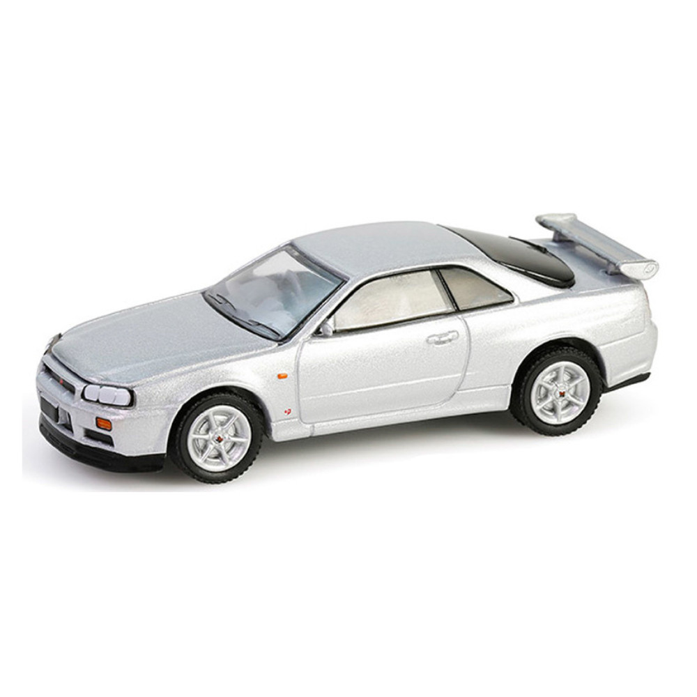 Miniatura Nissan Skyline GT-R V-Spec 1999 (R34) - Anniversary Collection Série 17 - Greenlight - 1:64