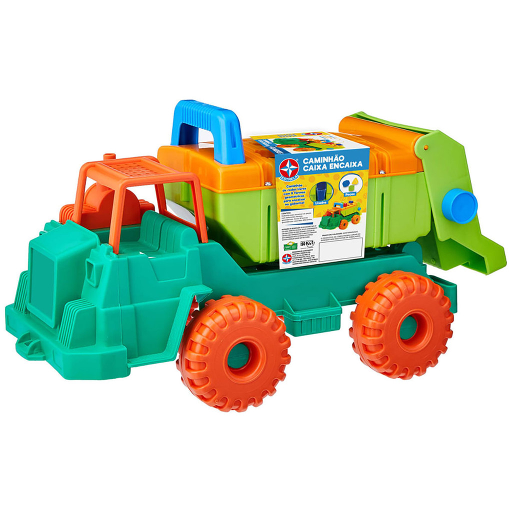 Caminhão Caixa Encaixa - Brinquedos Estrela em Oferta na Shopee