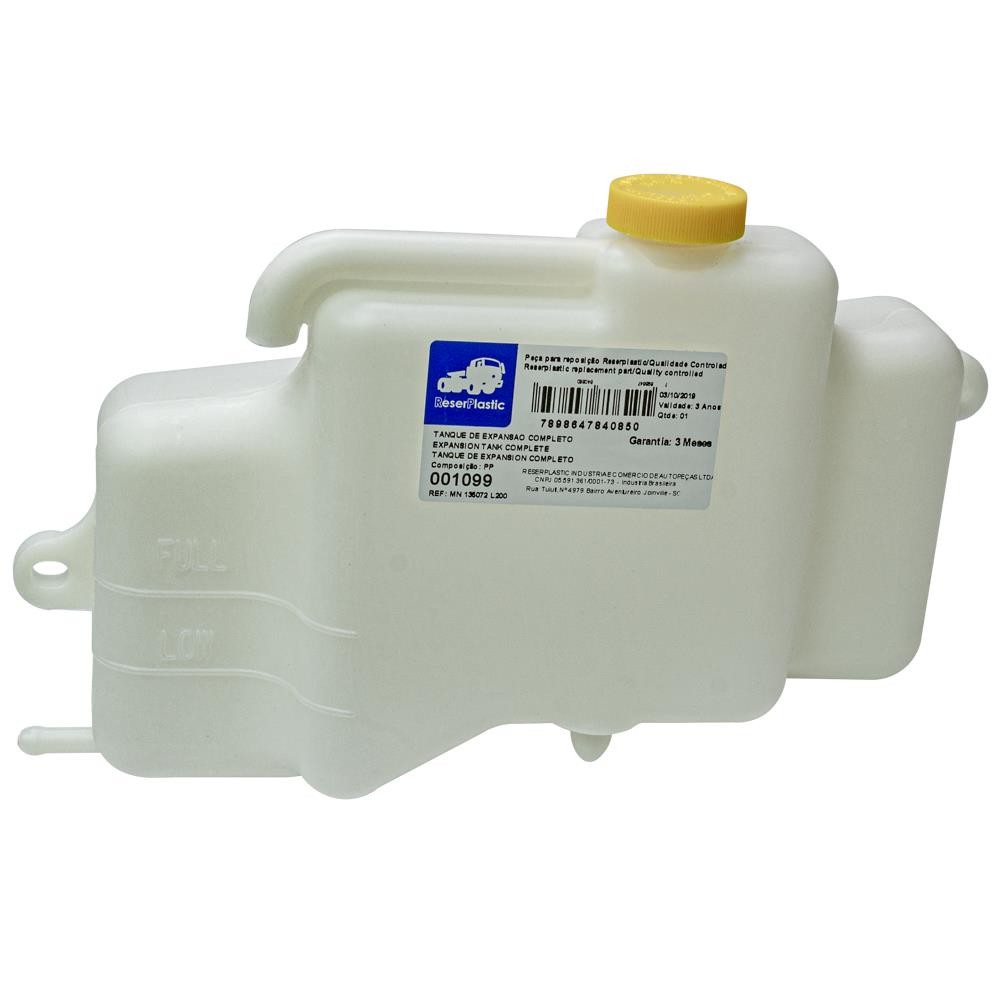 Reservatório do Radiador Mitsubishi L200 Triton Após 2007 Com Tampa - Reserplastic - 001099 em Oferta na Shopee
