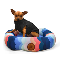Caminha Pet Redonda Cachorros E Gatos 47cm Urban Pet Azul