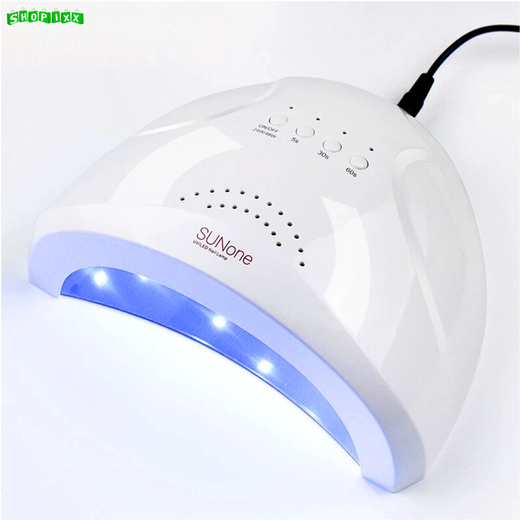 2x Cabine Estufa Forninho Sun One LED UV 48w Bivolt De Unhas Nail Designer Manicure em Oferta na Shopee