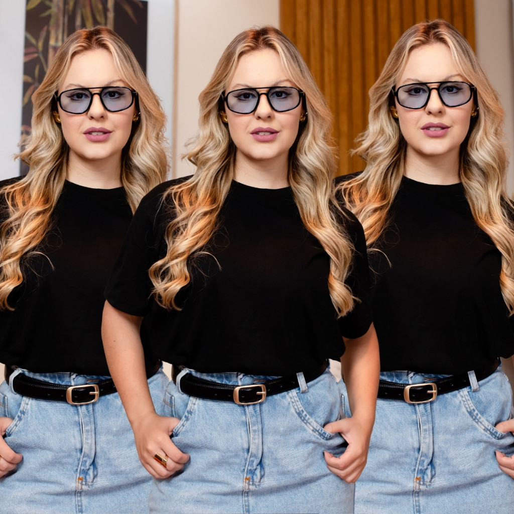 Kit 3 Camiseta Básica Feminina 100% Algodão T-Shirt Trabalho Academia Dia a Dia Blusinha Envio Imediato