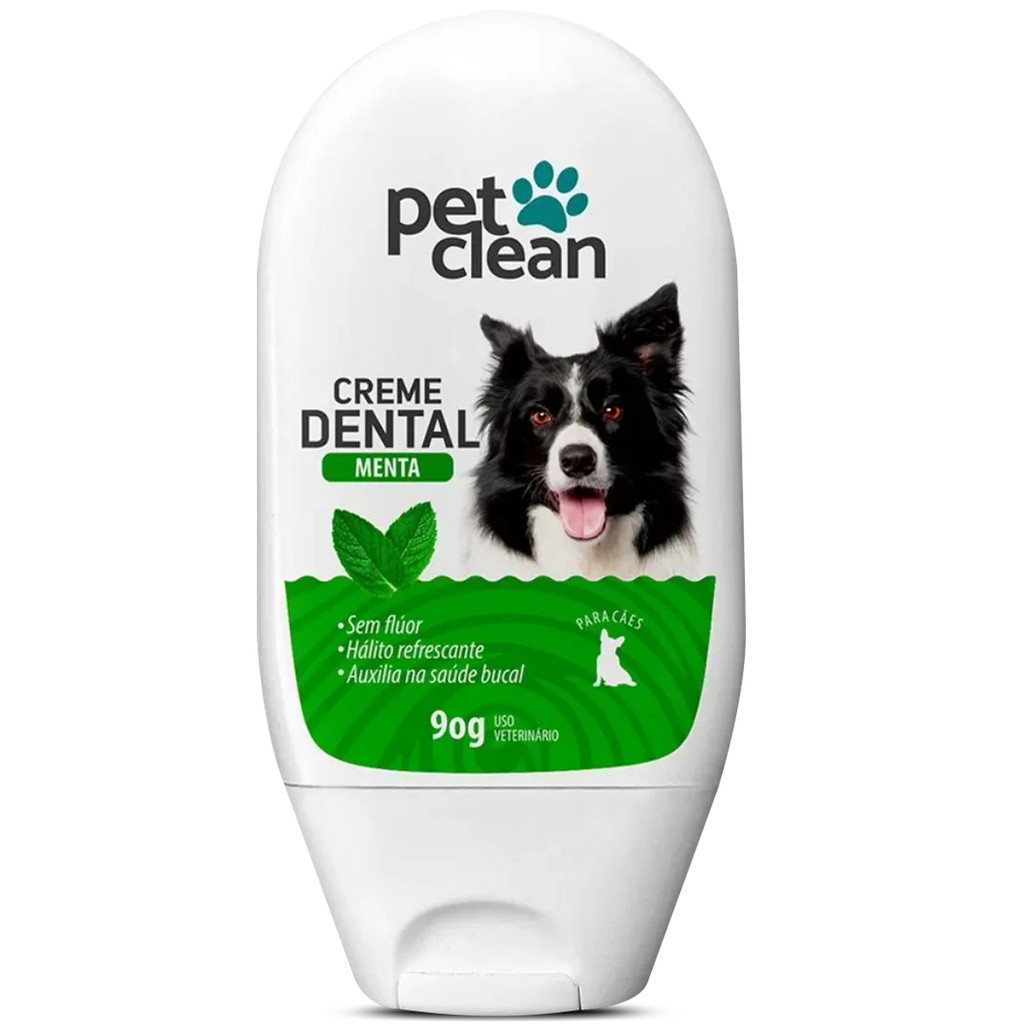 Creme Dental Pet Clean - Sabor Menta - Cães e Gatos 90g em Oferta na Shopee