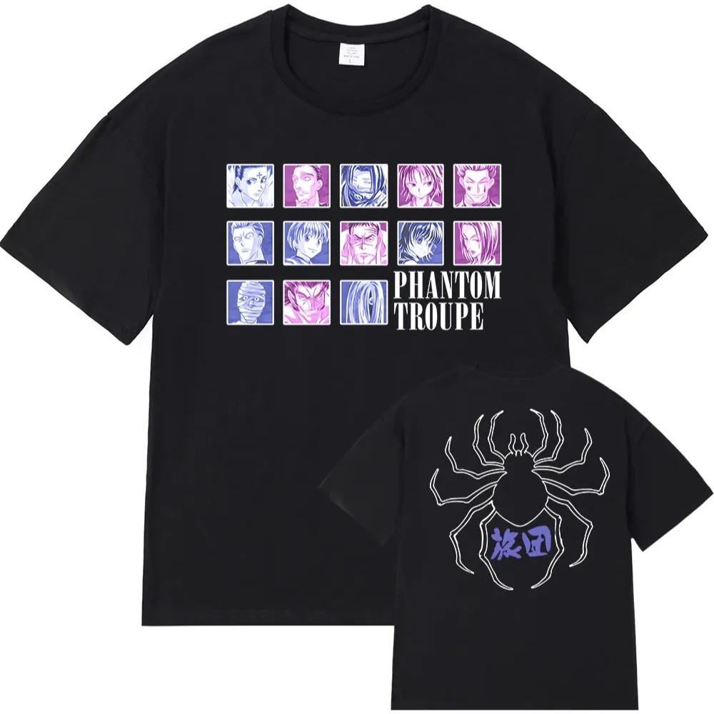 Camiseta Unissex Anime Hunter X Hunter Trupe Fantasma Hiso
