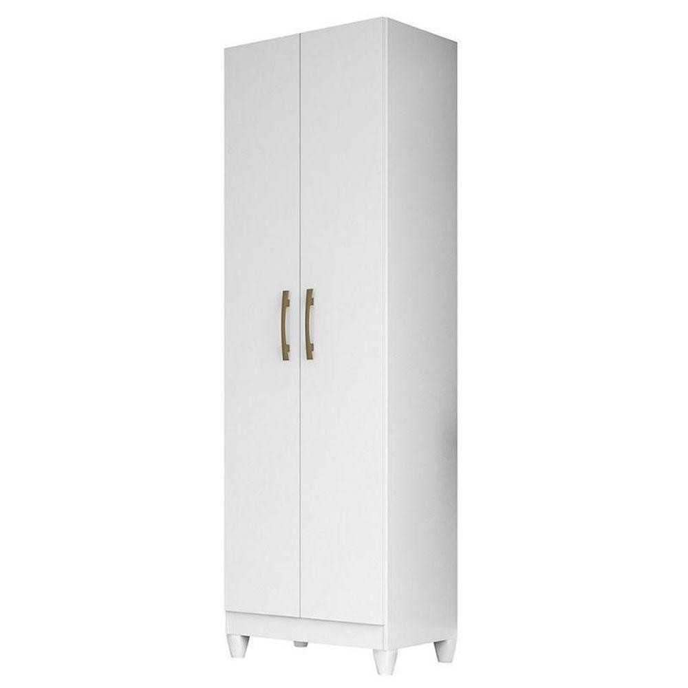 Armário Multiuso New Iris Branco Brilho - Moval em Oferta na Shopee