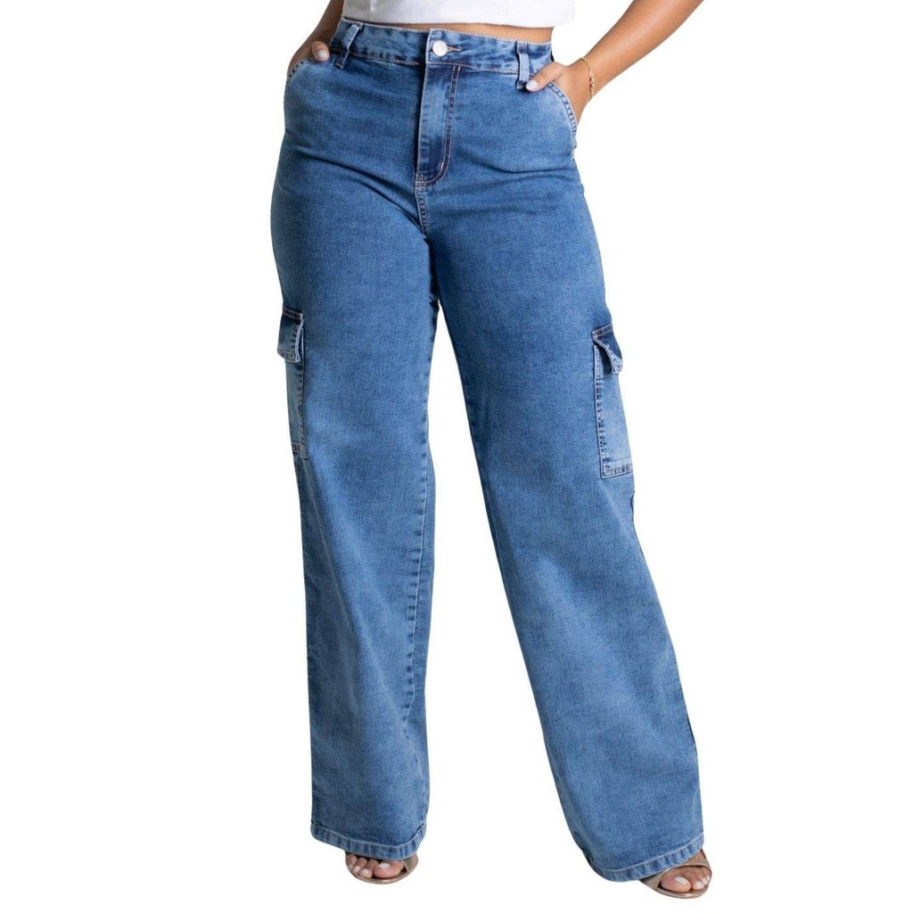 Calça Jeans Sawary Wide Leg - 277869
