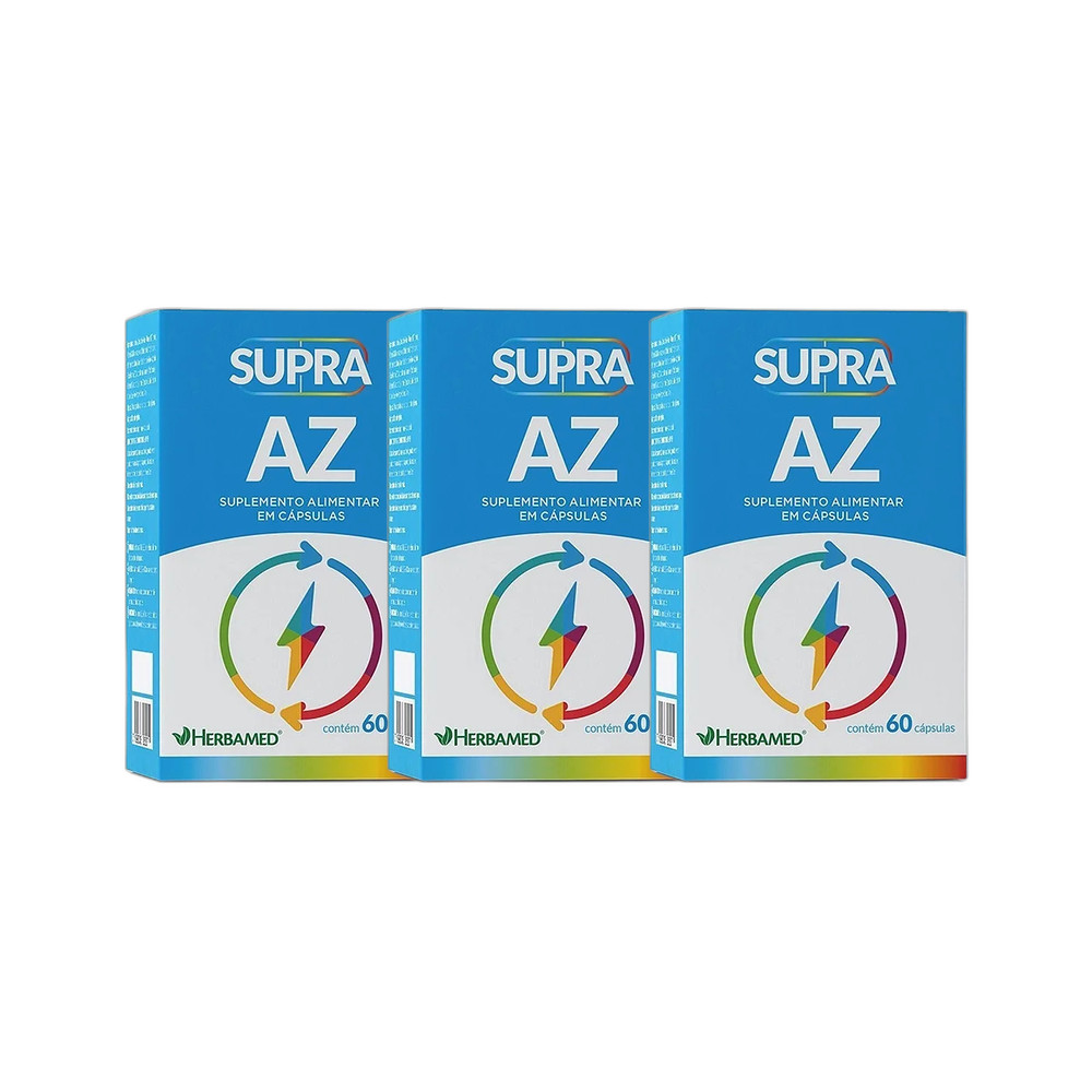 Kit 3x Vitamina Supra A-Z 60 cps - HERBAMED