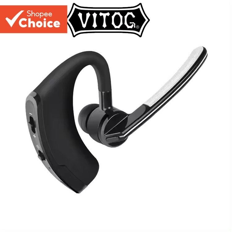 Fone De Ouvido Bluetooth Sem Fio Vitog V8 Com Microfone HD Stereo Business Handsfree Call V9 Para Xiaomi Samsung