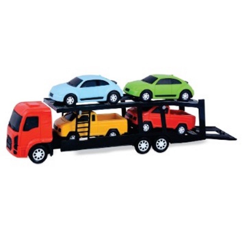 Brinquedo Caminhão Cegonha Média Carreta Infantil Menino