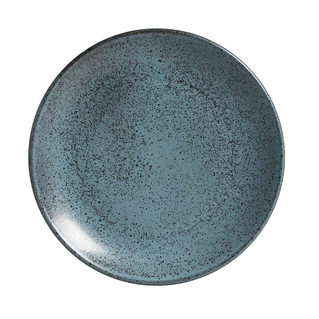 Conjunto com 6 Pratos de Sobremesa Coup Stoneware Hotelaria Night Sky Ø21cm