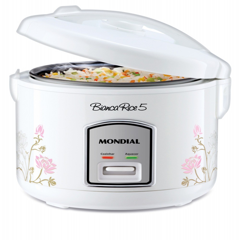 Panela elétrica de arroz 5 xícaras Bianca Rice - NPE-05-5X - Mondial - Home Appliances