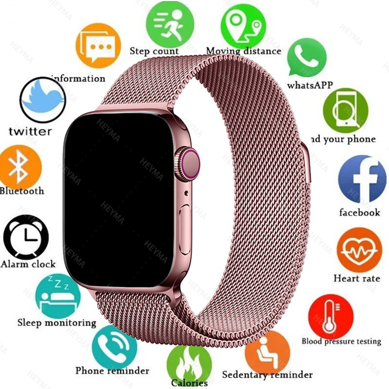 Imagem 2025 Chamada De Frequência Cardíaca Bluetooth À Prova D'água Iwo X8 Sport Smart Watch