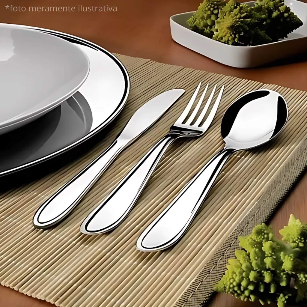 Garfo de Mesa Lyon em Aço Inox Brinox - 5100/002 · foto 2