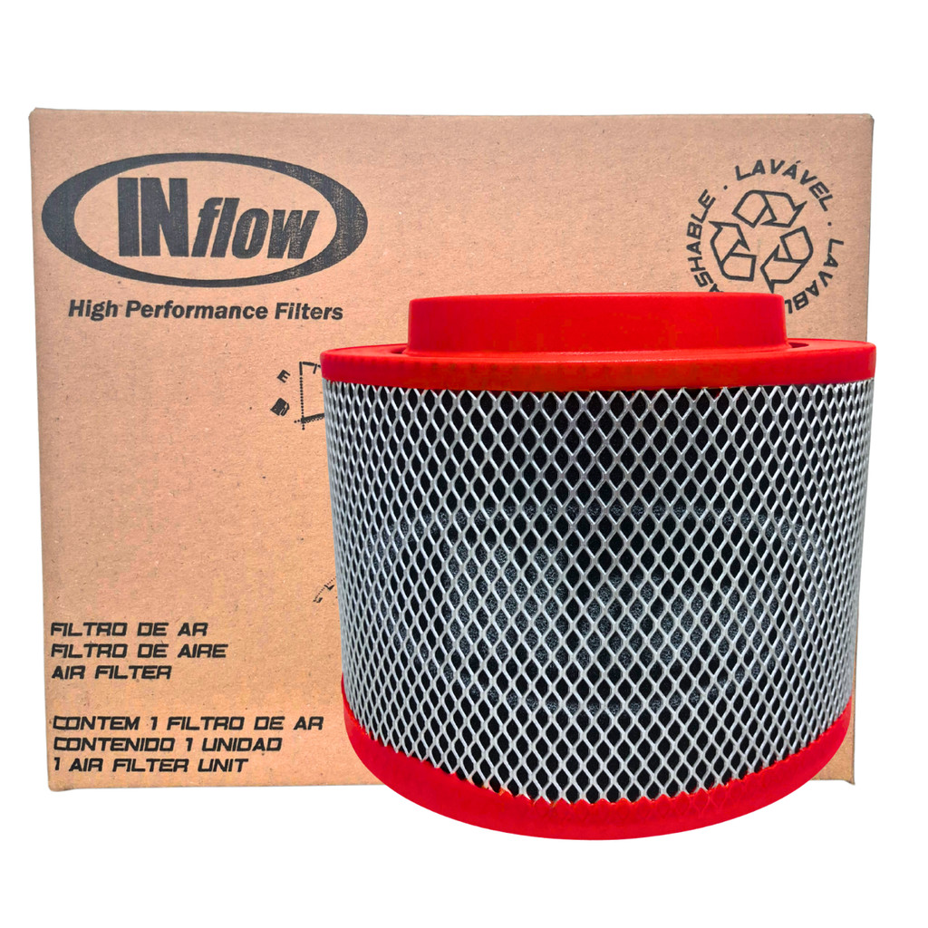 Filtro Ar Esportivo INFLOW para Toyota Hilux Hilux SW4 2.5 3.0 16V 3.0 8V Diesel Turbo 2005 até 2015 - Cod. HPF7350