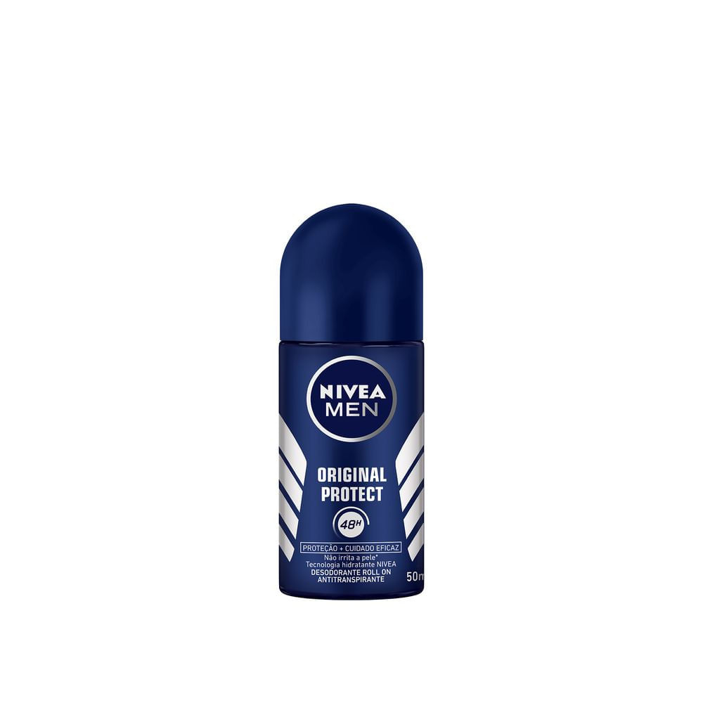 Desodorante Antitranspirante Nivea Men Roll On Original Protect 50ml - Beauty