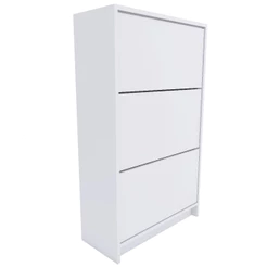 Sapateira 3 Portas Armário Multiuso Organizador para Quarto Sala Estante