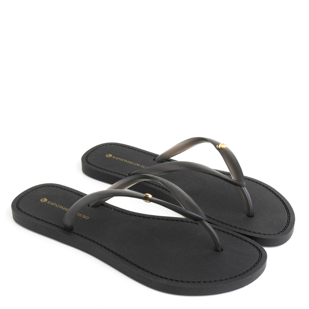 Rasteira Pop Preto Logo SDL BELALUNA_11 - Women Shoes