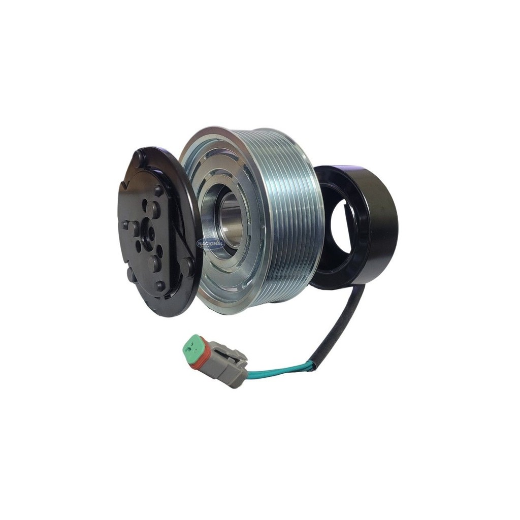 CONJUNTO EMBREAGEM DO COMPRESSOR 7H15 24V POLIA 10PK 120MM CAMINHA SCANIA 2012 EM DIANTE -135040 OEM