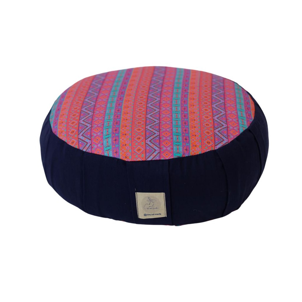 Imagem Almofada Zafu Calmaria Meditação Étnico