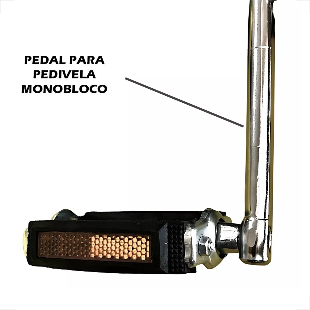 10 Pares Pedal Alvorada 1/2 Rosca Fina Sueco Retrô Bicicleta Caloi Monark Tropical Atacado Revenda · foto 2