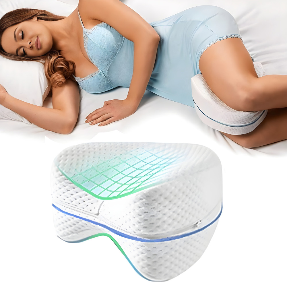 Travesseiro Para Pernas Ortopédico Almofada Cama corretor coluna cervical postura alivio