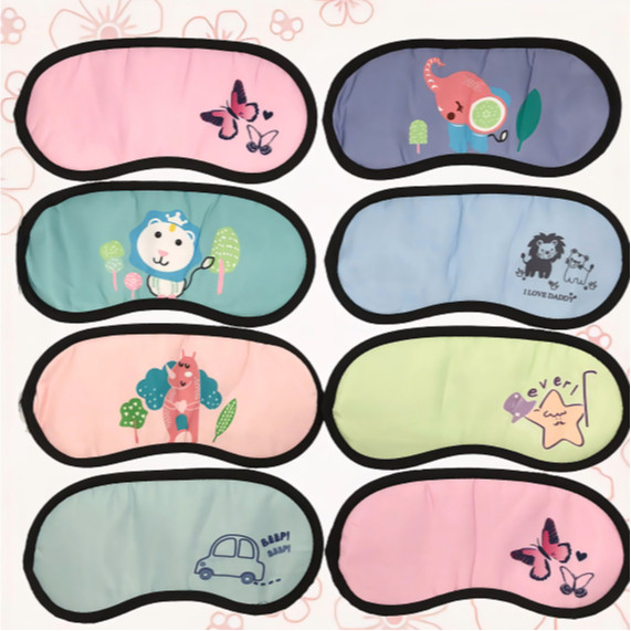 KIT 3/6/12 PCS Mascara De Olho Tampa Olho para Dormir de Olhos Vendados（Modelo aleatório)