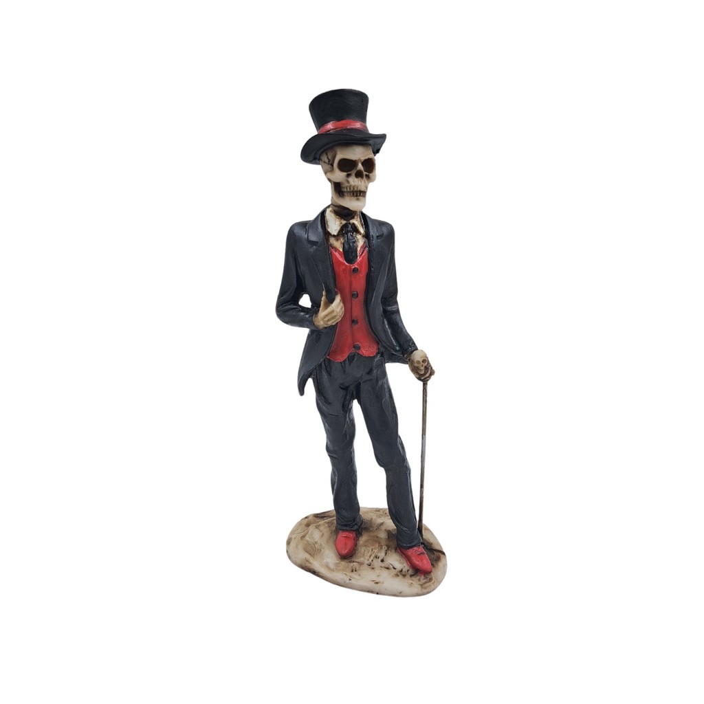 IMAGEM EXU CAVEIRA 25CM EM RESINA UNIDADE