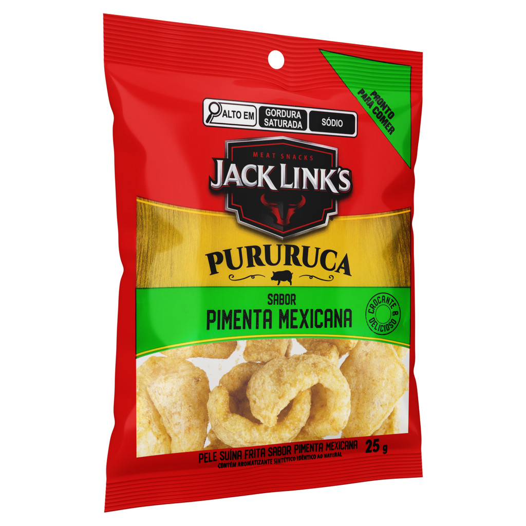 Pururuca Pimenta Mexicana Levemente Picante Jack Links 1x25g