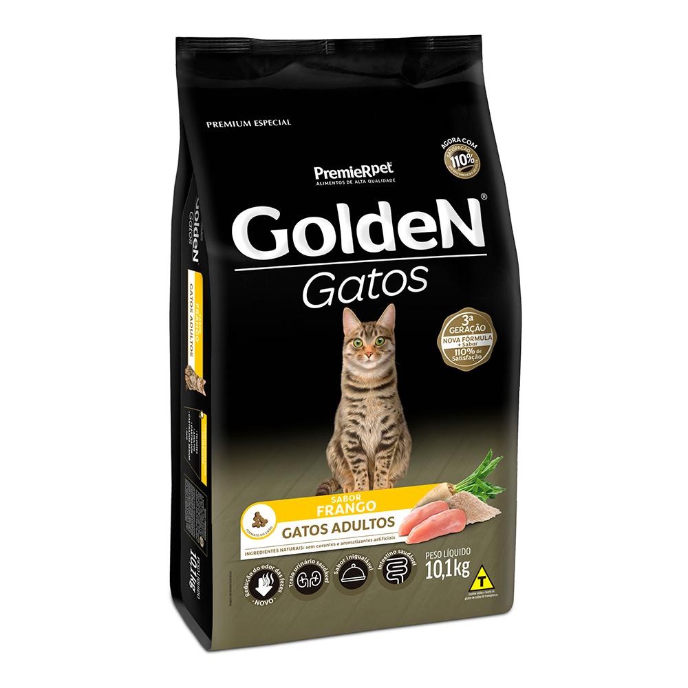 Ração Seca PremieR Pet GoldeN Frango para Gatos Adultos 10.1Kg em Oferta na Shopee
