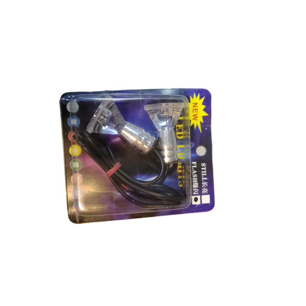 KIT4 Motocicleta Led Light Super Bright Spotlight Dirigindo Lâmpada De Segurança