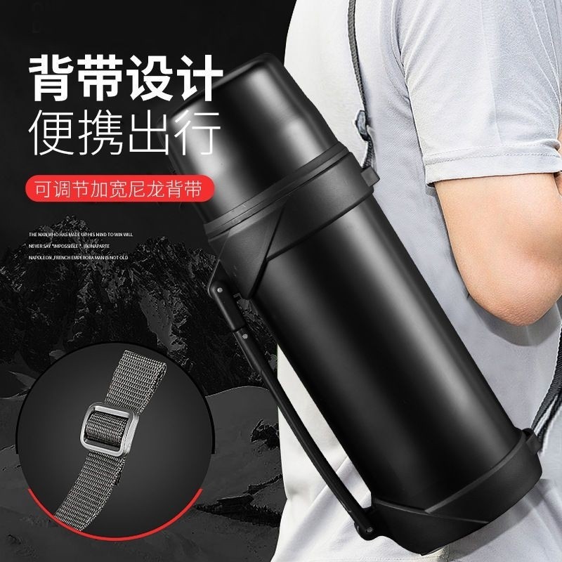 Garrafa térmica 2,1 litros Quente  Frio Com Isolamento Térmico Capacidade inox em Oferta na Shopee