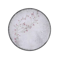 Prato Raso em Porcelana Decorada Floralis 25 cm Tramontina