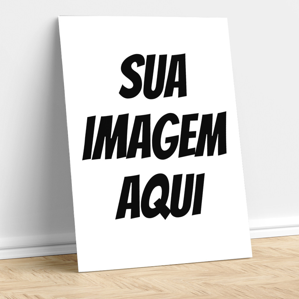 Placa Decorativa Personalizada Grande Com Sua Imagem Quadro Decoração e Parede