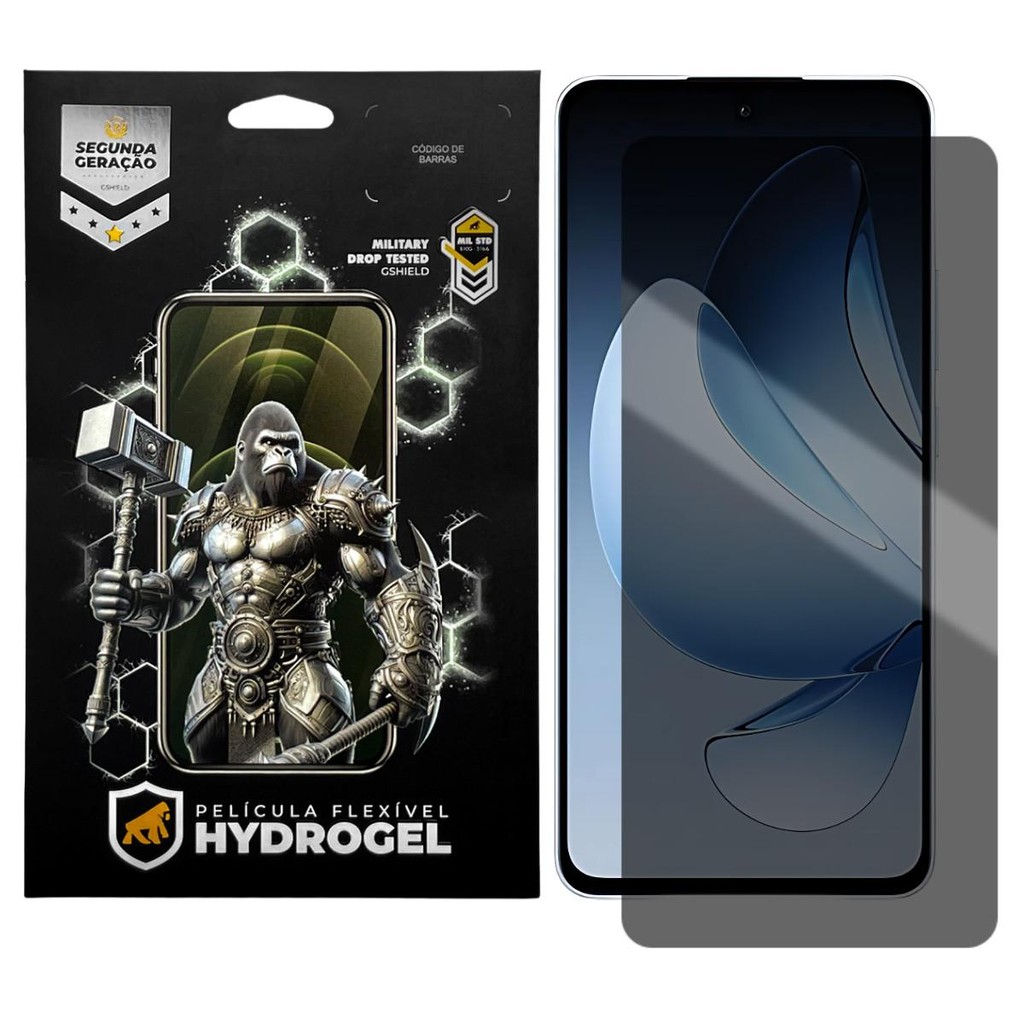 Película para  Oppo Reno 13 F 5G - Privacidade Hydrogel - Gshield em Oferta na Shopee