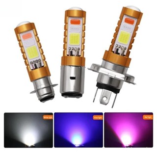 1PCS 3 Cores Lâmpada De Teto LED Para Motocicleta P15D H4 H6 BA20D Hi/Lo Beam Flashing Motorbike Scooter 12V COB Spotlig em Oferta na Shopee