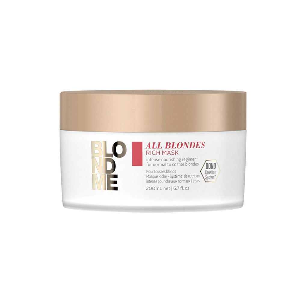 BlondMe Máscara Cap. Trat. Enri. P/ Todos os Loiros - 200ml em Oferta na Shopee