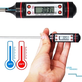 Termômetro Culinário Cozinha Digital Espeto P/ Cozinha temperatura Top Util