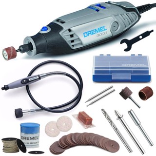 Dremel 3000 Microrretífica com Eixo Flexível e 82 Acessórios DREMEL em Oferta na Shopee